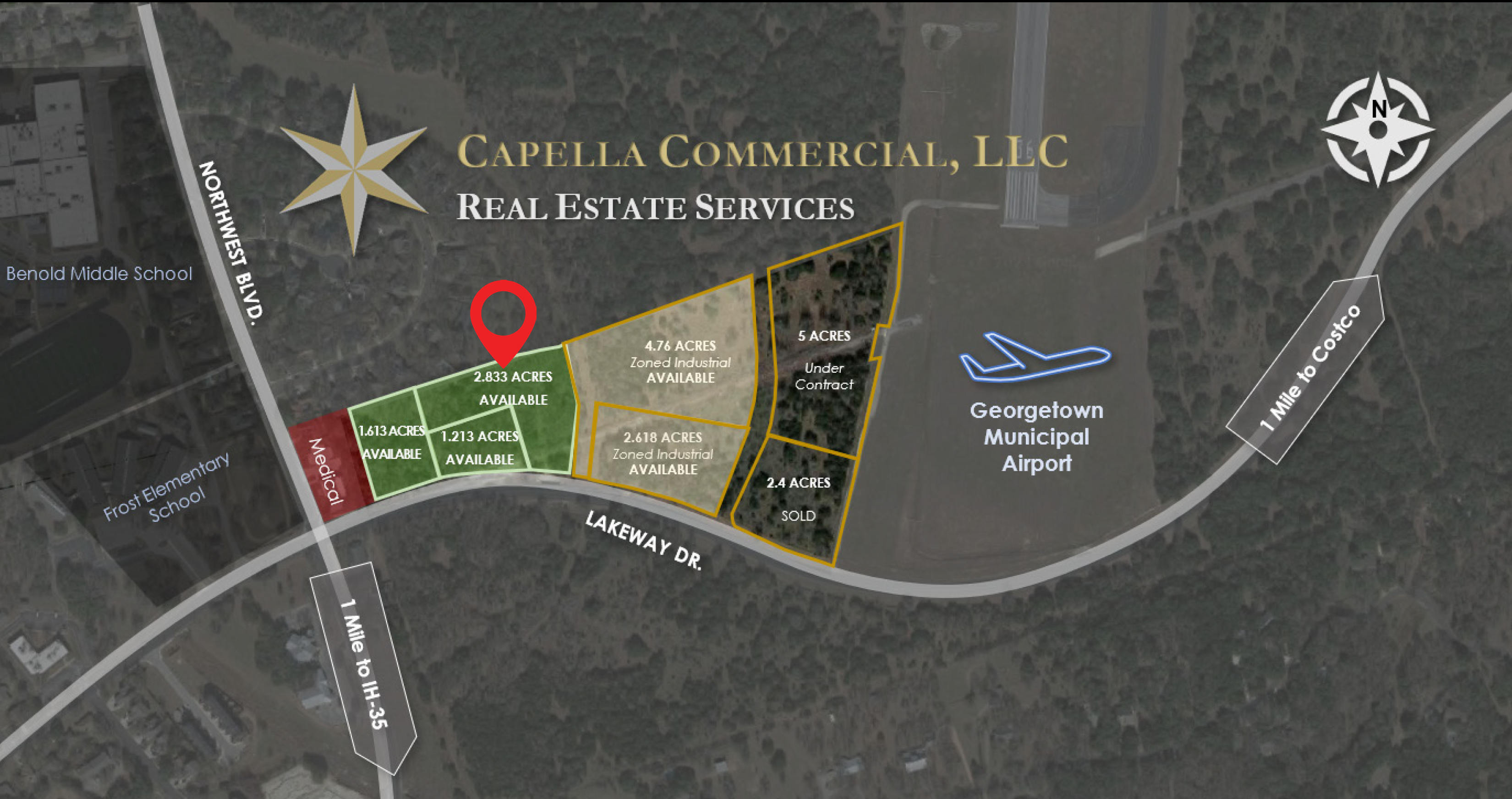 2.8 Acre Commercial Opportunity in Georgetown